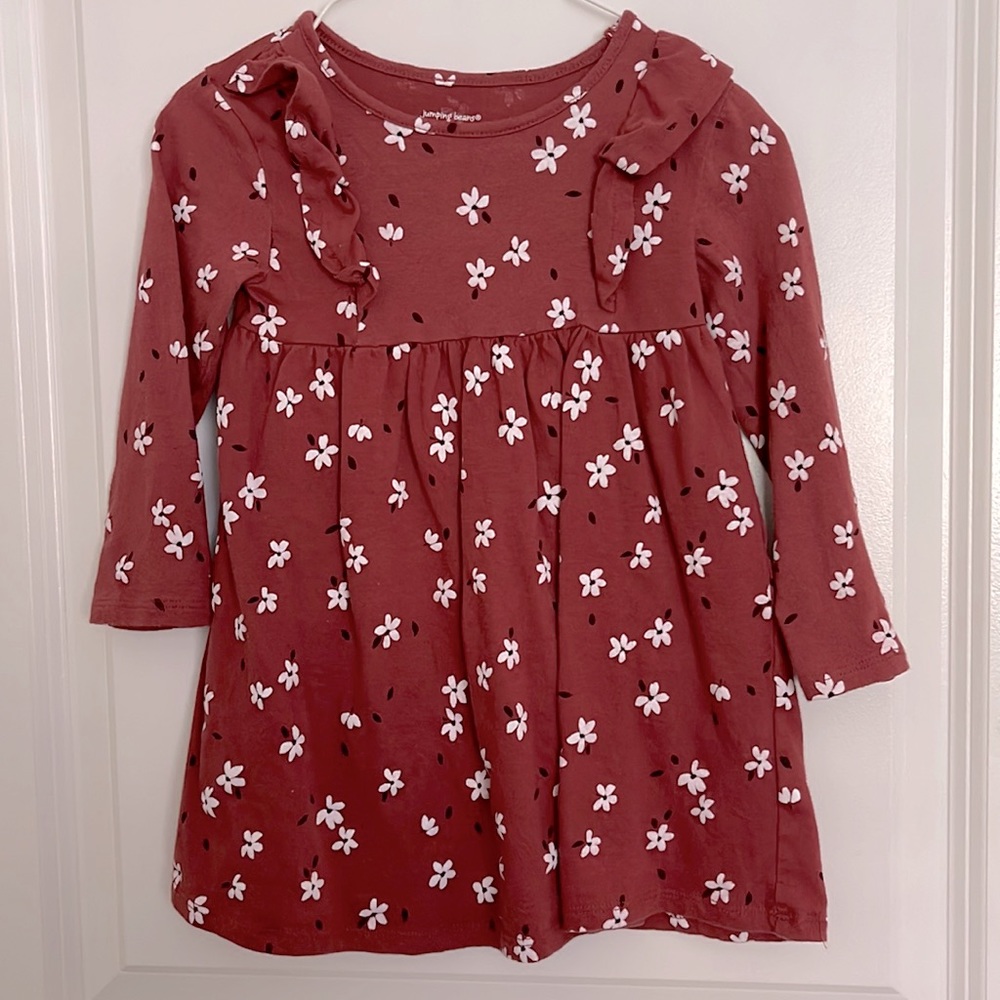 Toddler girl all day play dress 🌷